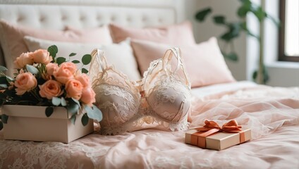 lingerie, morning of the bride