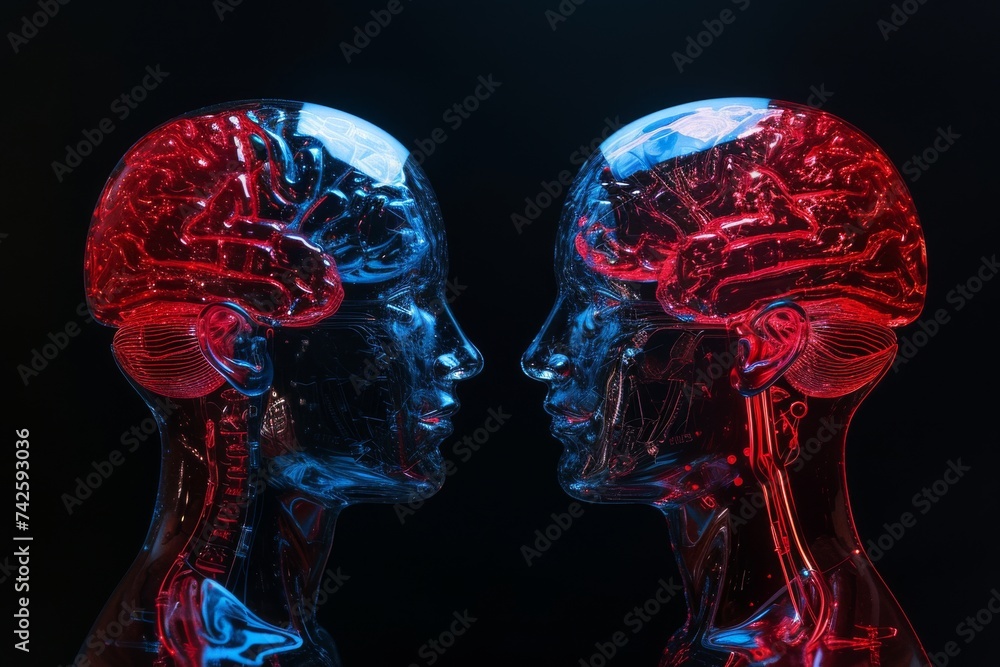 Poster ai brain chip prefrontal. artificial intelligence assessment mind semiconductor device physic axon. 