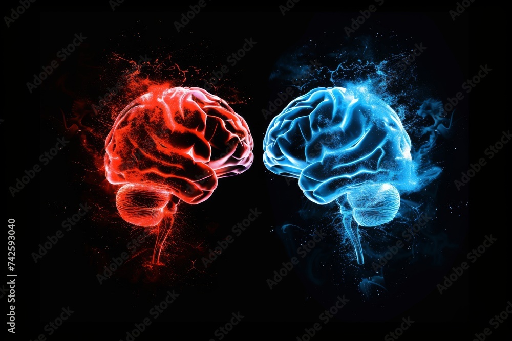 Poster ai brain chip wearable. artificial intelligence emission mind embedded software development axon. se