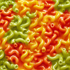 colorful Macaroni and cheese, seamless picture