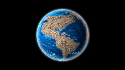 Earth Planet. Concept Ecology and Protection Environment. Earth Day Celebration. - 742597016