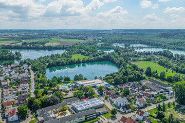 Blick auf die Stadt Senden in der Region Donau-Iller