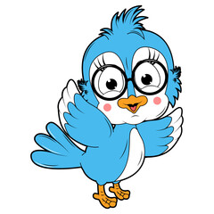 cute bird animal cartoon