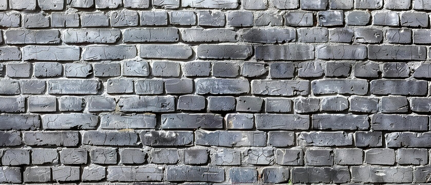 Fototapeta grey brick wall, texture, 