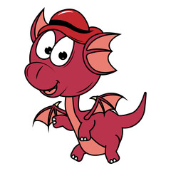 cute dragon animal cartoon