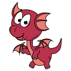 cute dragon animal cartoon
