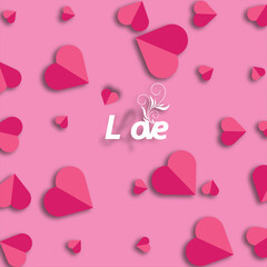 Love hearts background