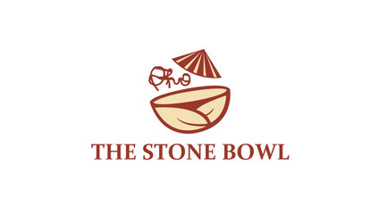PHO logo, Stone bowl logo, bowl logo