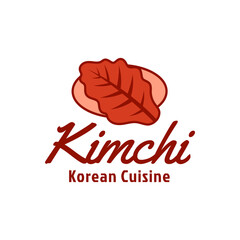 Kimchi Logo Korean Food Vector Template, for Organic Healthy Traditional Homemade Food Graphic Designs Inspiration