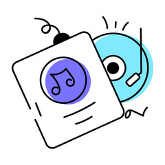 Happy Birthday Doodle Icon