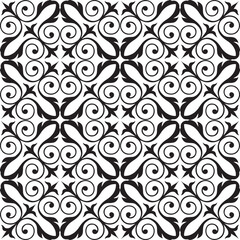 Vector illustration. Seamless pattern. swirly background wallpaper
