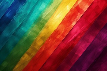 Colorful Rainbow slick Copy Spcae Design. Vivid flamboyant wallpaper metaphysical abstract background. Gradient motley drift lgbtq pride colored neon illustration mythical - obrazy, fototapety, plakaty