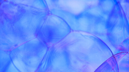 Abstract macro photography for background - soap bubbles