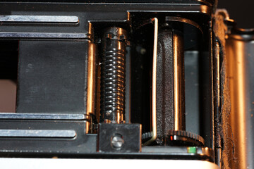 Film transport of a camera