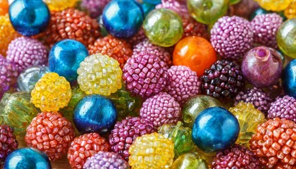 Fototapeta na wymiar oloured beads