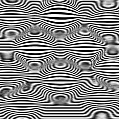 Abstract striped warp pattern design background