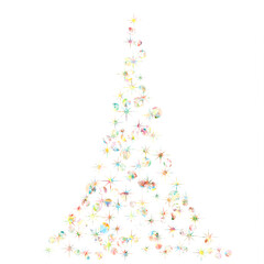 graphique arbre pois étoiles