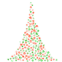 graphique arbre pois étoiles