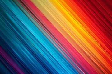 Obraz premium Colorful Rainbow artistic Copy Spcae Design. Vivid bamboo wallpaper surreal abstract background. Gradient motley cheerful lgbtq pride colored neon illustration sleek