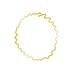 Hand Drawn Golden Circle