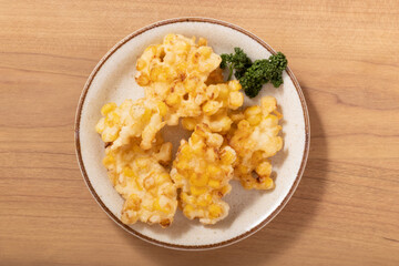 とうもろこしのかき揚げ