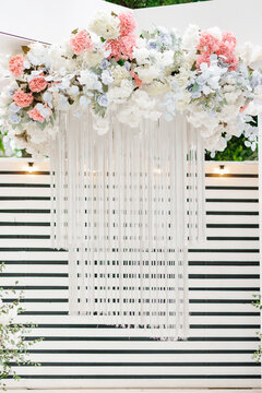 wedding modern reception.