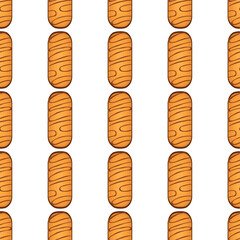 Pattern homemade cookie different taste in pastry biscuit