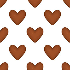 Pattern homemade cookie different taste in pastry biscuit