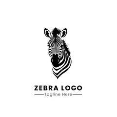 zebra logo design icon template