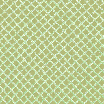 geometric green checkered background.