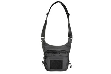 Backpack bag gear protective color khaki, tactical sports equipment isolated on white background