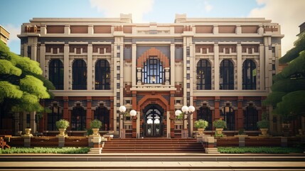 resources library building - obrazy, fototapety, plakaty