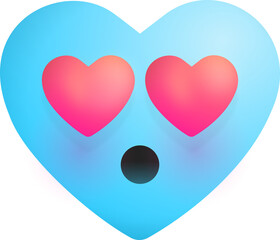 Cute Heart Shape Emoji, Love Heart Emoji Vector Art, Icons, and Graphics