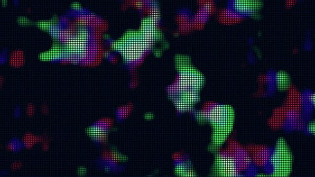 Colorful dynamic spots for the DJ scene. 4k video for your project.