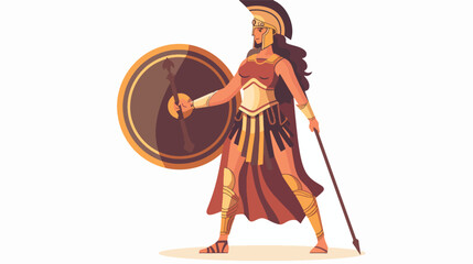 Athena Character illustration vector