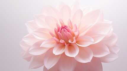 soft light pink flower