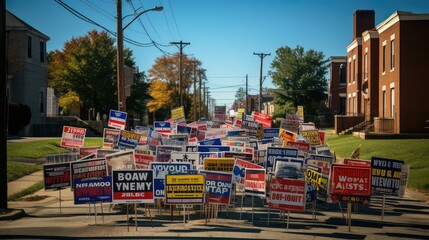 campaign political signs