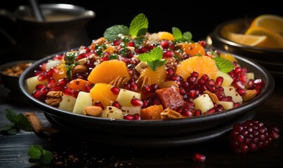 a colorful fruit chaat, a refreshing Ramadan favorite 