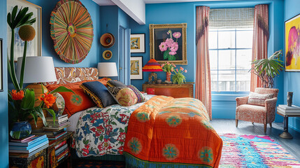 Eclectic Elegance: A Bohemian Rhapsody Bedroom