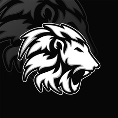 Tiger Head Esport Gaming Logo