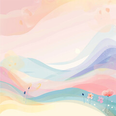 background with pastel, Generative AI
