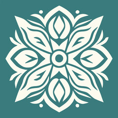 Fototapeta premium Seamless floral pattern design for textile