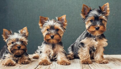 stages of growth puppy yorkshire terrier