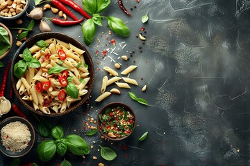 Italian-Thai Fusion Pasta with Green Curry

