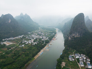 Landscape of Yangshuo Guilin China