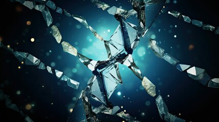 Fototapeta premium damage broken dna
