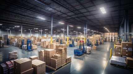 logistics package warehouse