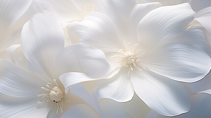 Fototapeta na wymiar blossom white flower petals