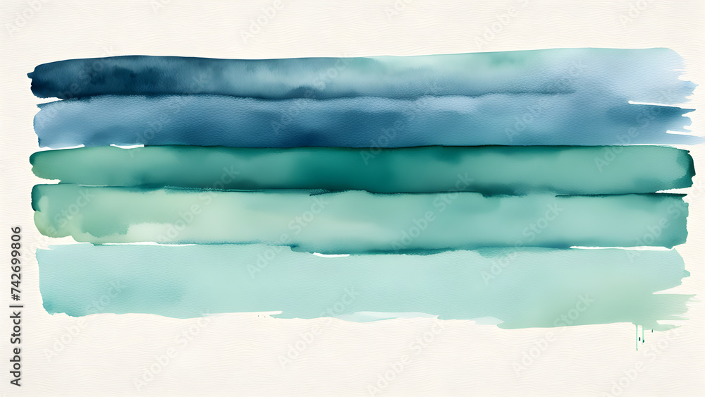Poster blank-space-embraced-by-simple-watercolor-strokes-minimalistic-design-devoid-of-any-watermark