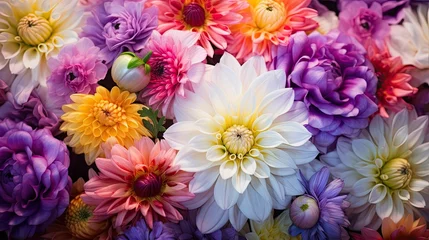 Fototapeten summer flowers backgrounds © PikePicture